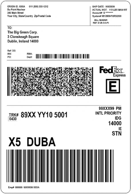 Express Automation Label Express Automation Label