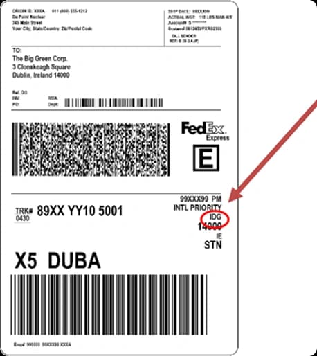 Shipping Papers Example Shipping Papers Example